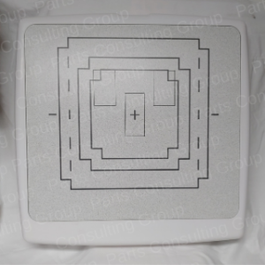 Image of a GE, Front Bucky Cover w/ Front Barrier for SG80/SG120 Part Number 5153541