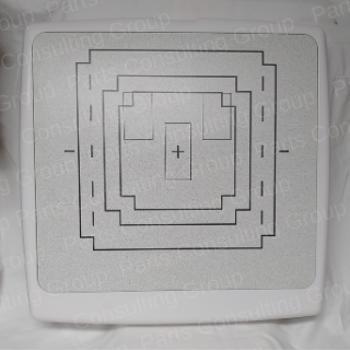 Image of a GE, Front Bucky Cover w/ Front Barrier for SG80/SG120 Part Number 5153541